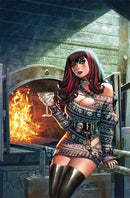 Grimm Fairy Tales 2022 Holiday Pinup Special Cover D Ortiz