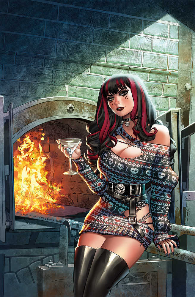 Grimm Fairy Tales 2022 Holiday Pinup Special Cover D Ortiz