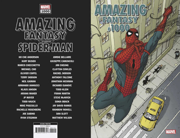 Amazing Fantasy #1000 2nd Print Mcniven Variant