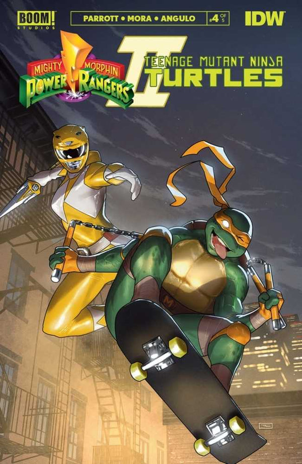 MMPR Teenage Mutant Ninja Turtles II #4 (Of 5) Cover E Cardstock Variant Clarke