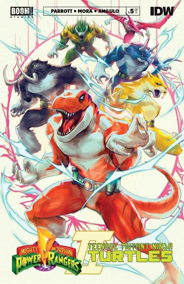 MMPR Teenage Mutant Ninja Turtles II #5 (Of 5) Cover C MMPR Variant Tao