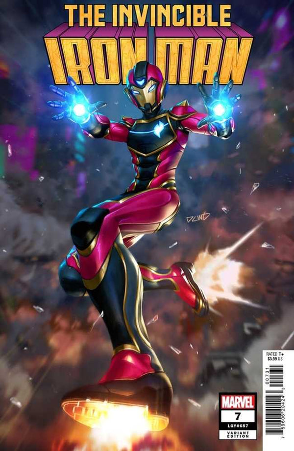 Invincible Iron Man 7 Derrick Chew Ironheart Variant