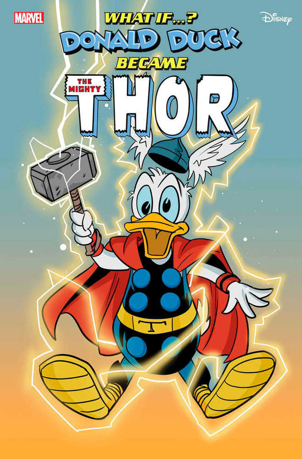 Marvel & Disney: What If...? Donald Duck Became Thor #1 Phil Noto Donald Duck Th Or Variant