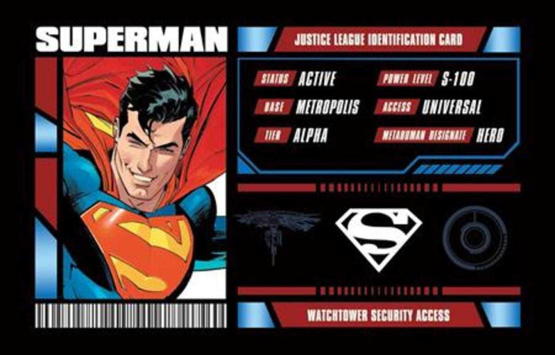 Superman Justice League Membership Card Opt-In Bundles Of 25 (Free)