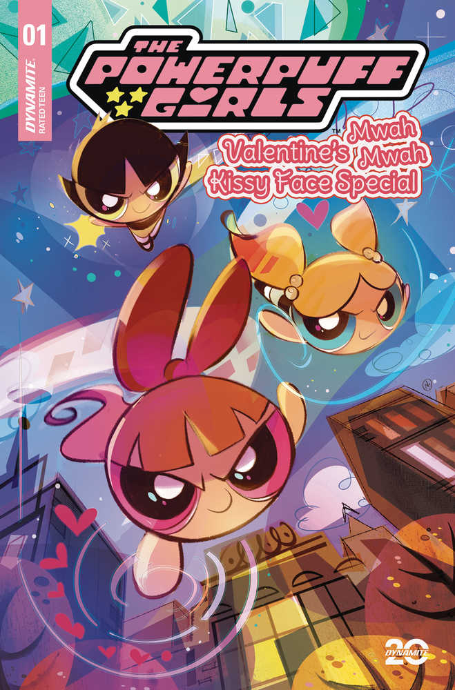 Powerpuff Girls Valentines Kissy Face Sp