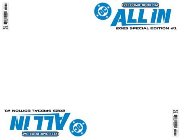 Free Comic Book Day 2025 - DC All In Absolute Universe 2025 Free Comic Book Day Special Edition Blank Variant