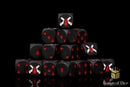 Chain Blades | Matte Black Dice x25 Dice / Square Corner