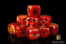 Devil Dragon - Fiery Hell x25 Dice / Square Corner