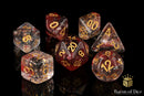 Ruby & Opal RPG Dice Set - 7 Pieces Ruby & Opal RPG Dice Set - 7 Pieces