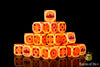 Bone Crown Dice x25 Dice / Round Corner