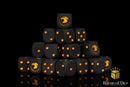 Golden Eagle x25 Dice / Round Corner