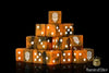 Hearth Fire x25 Dice / Round Corner