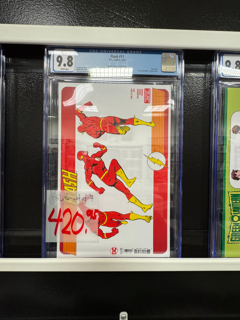 Garcia Lopez Variant Cover Set (7 CGC Slabs)