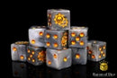 Golden Cog x25 Dice / Round Corner