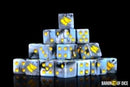 Snow Direwolf x25 Dice / Round Corner