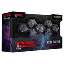 DND Monsters - Resin Inclusion Dice Set - Mind Flayer